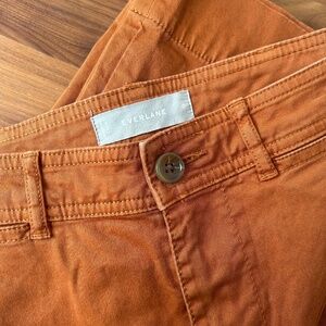 Everlane Cropped Straight Leg Chino Size 0 in Pumpkin Spice